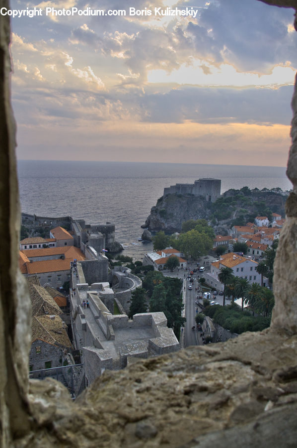 Coast, Outdoors, Sea, Water, Rubble, Building, Downtown