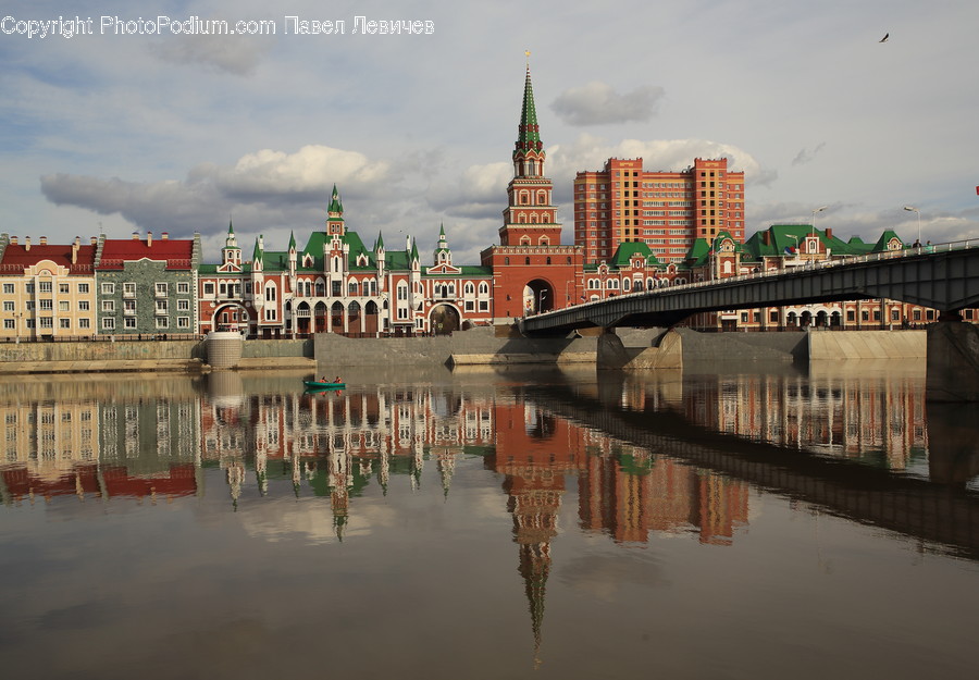 Building, City, Town, Urban, Downtown