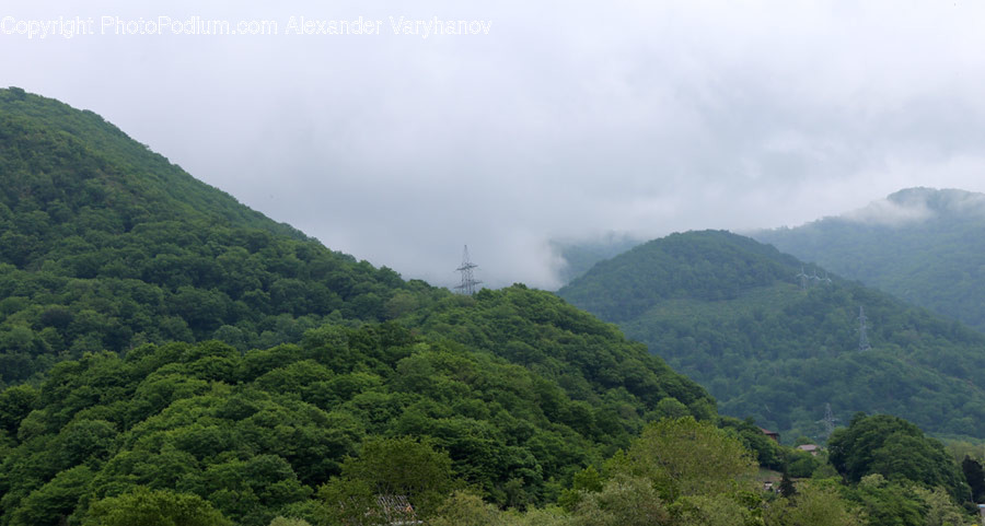 Countryside, Hill, Nature, Outdoors, Crest