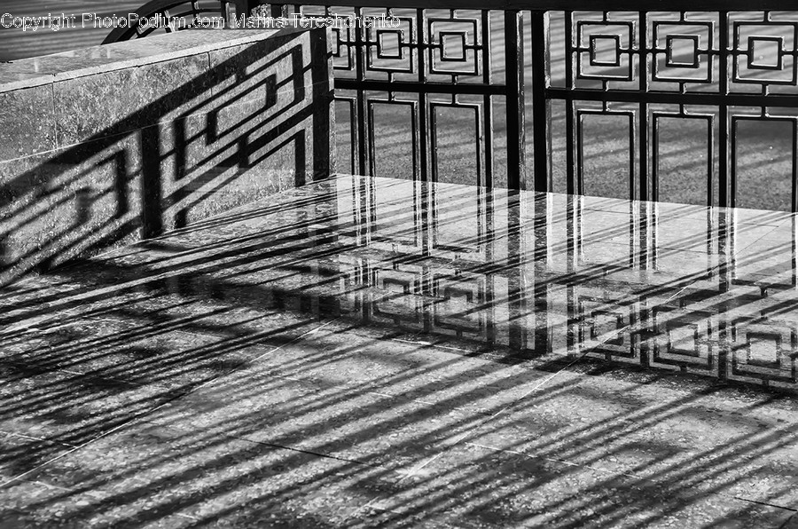 Chair, Furniture, Gate, Dock, Pier