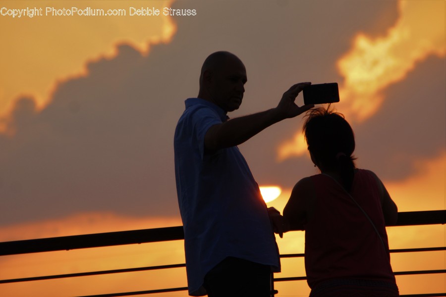 Human, People, Person, Dawn, Dusk