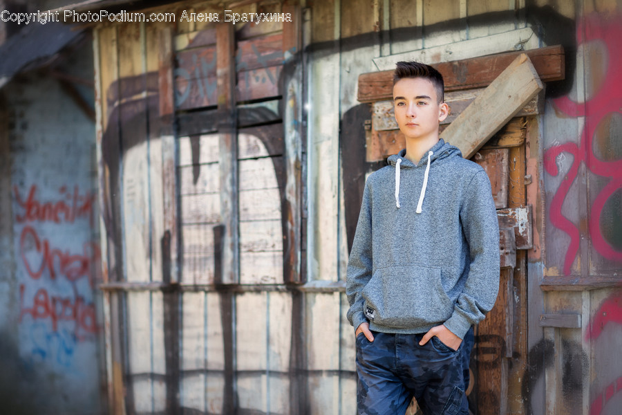 Human, People, Person, Brick, Cardigan