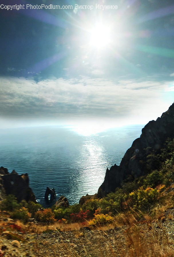 Cliff, Outdoors, Coast, Nature, Ocean