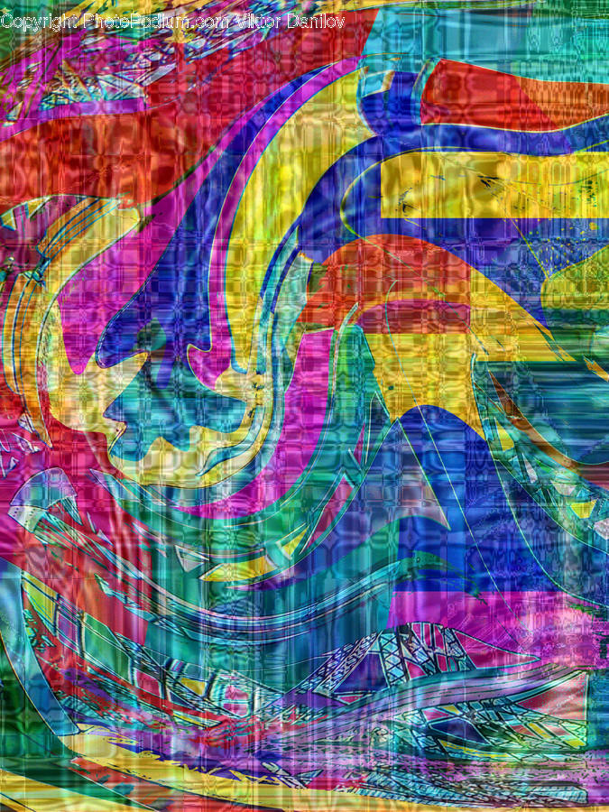 Art, Collage, Poster, Mosaic, Tile