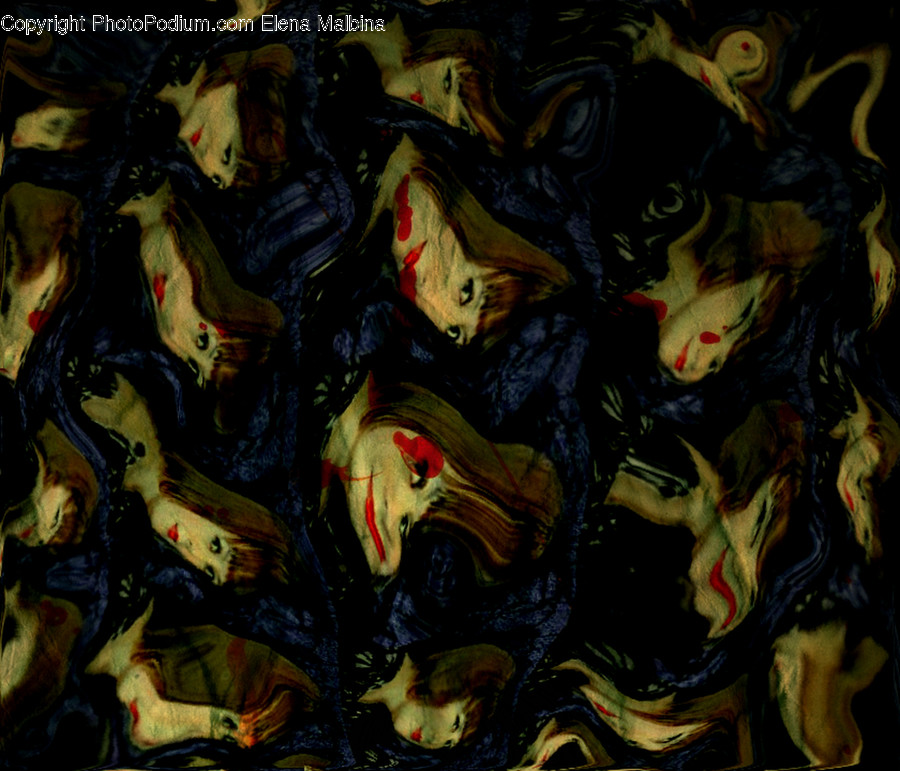 Animal, Carp, Fish, Koi, Art