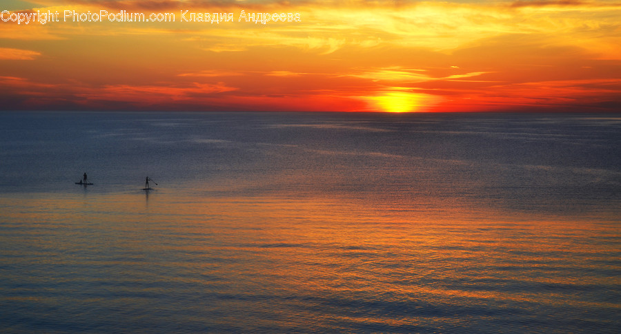 Dawn, Dusk, Nature, Outdoors, Red Sky
