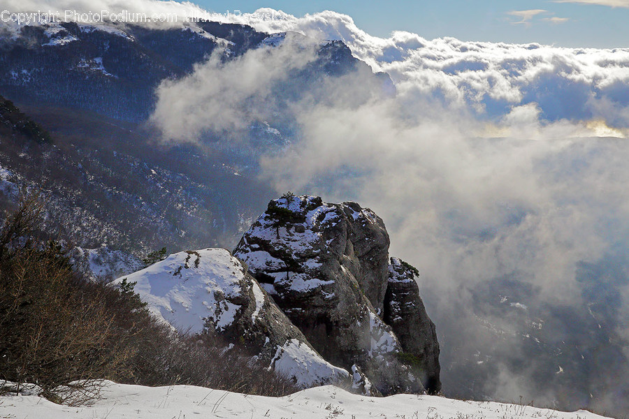 Glacier, Ice, Mountain, Nature, Outdoors