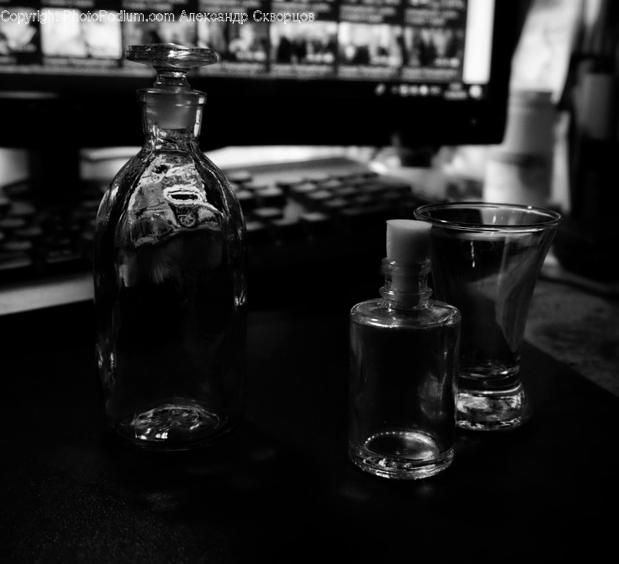 Bottle, Alcohol, Beverage, Drink, Bar Counter