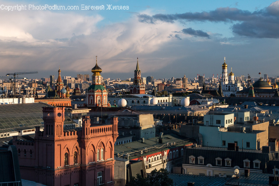 Building, City, Town, Urban, Landscape