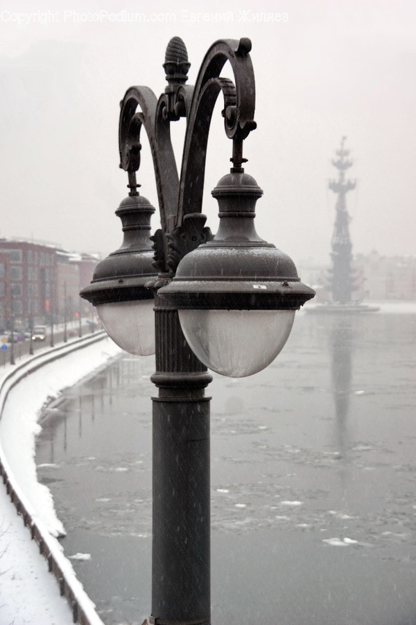 Architecture, Building, Column, Pillar, Lamp Post