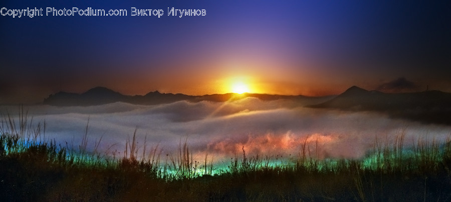 Dawn, Dusk, Nature, Outdoors, Red Sky