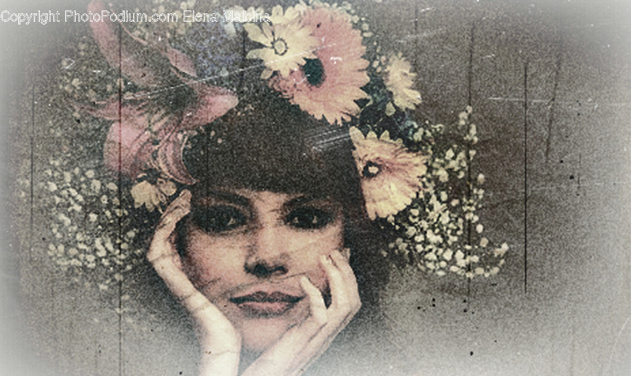 Collage, Poster, Art, Face, Human