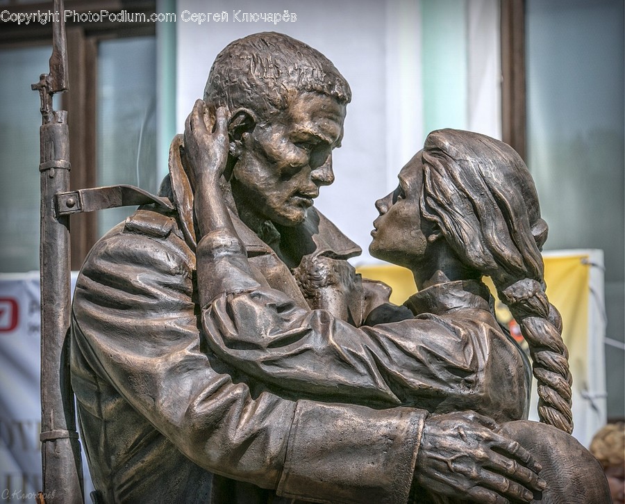Art, Sculpture, Bust, Statue, Costume