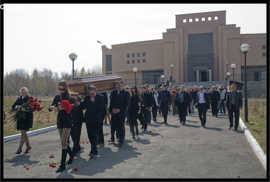 People, Person, Human, Crowd, Clothing, Overcoat, Suit