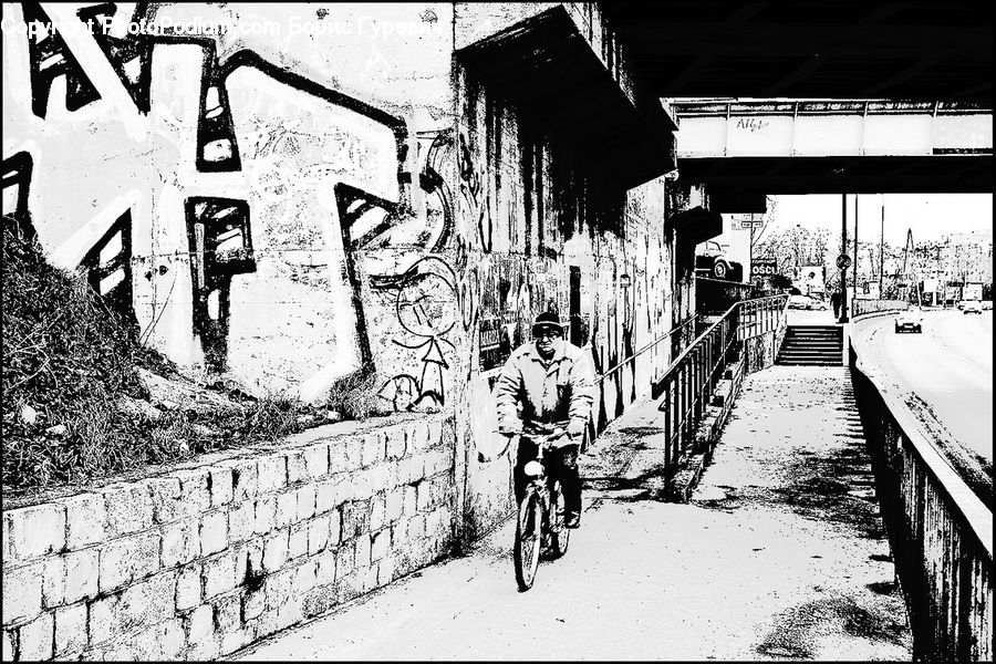 People, Person, Human, Bicycle, Bike, Cyclist, Dock