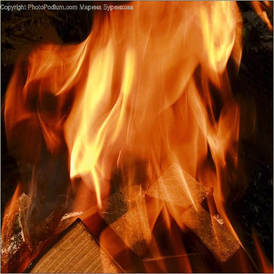 Fire, Flame, Fireplace, Hearth