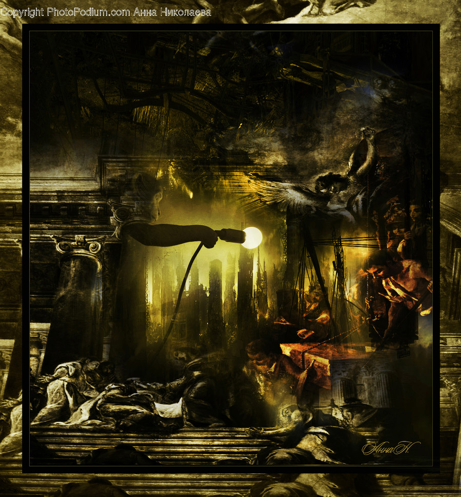 Tomb, Art, Sculpture, Fireplace, Hearth