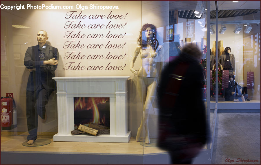 People, Person, Human, Fireplace, Hearth, Figurine, Mannequin