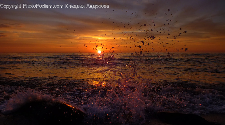 Dawn, Dusk, Nature, Outdoors, Red Sky