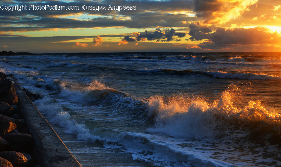 Nature, Ocean, Outdoors, Sea, Sea Waves