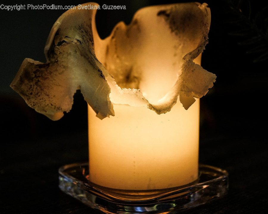 Candle, Head, Bust, Art, Modern Art