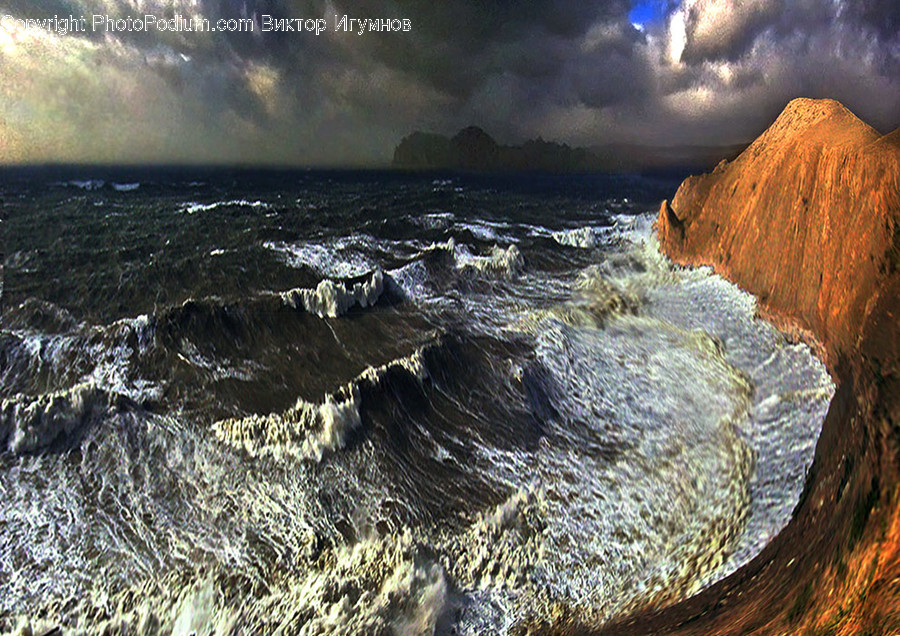 Nature, Ocean, Outdoors, Sea, Sea Waves
