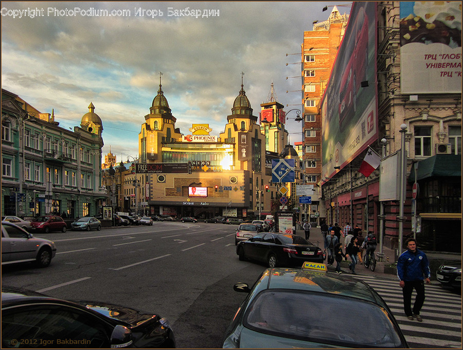 Building, City, Road, Street, Town