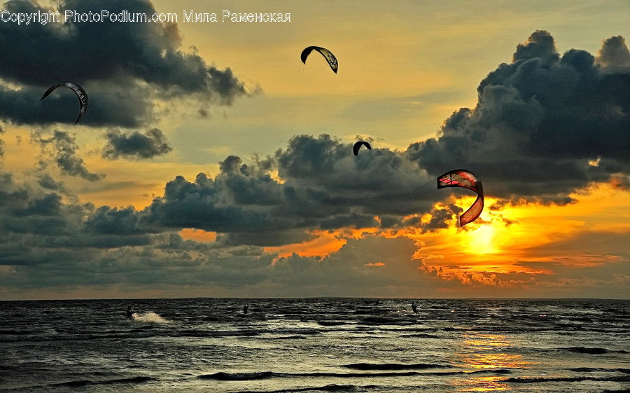 Dawn, Dusk, Nature, Outdoors, Red Sky