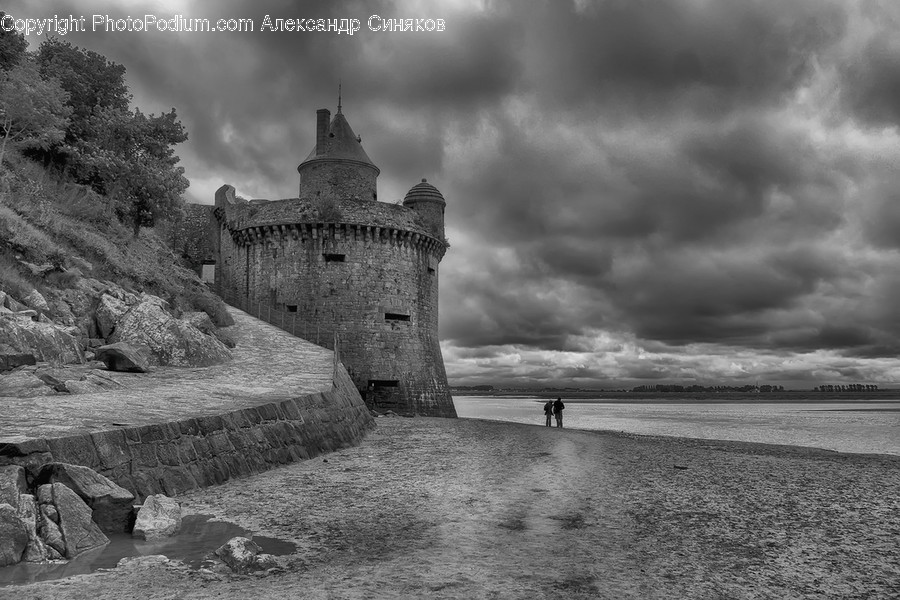 Architecture, Building, Castle, Rock, Rubble