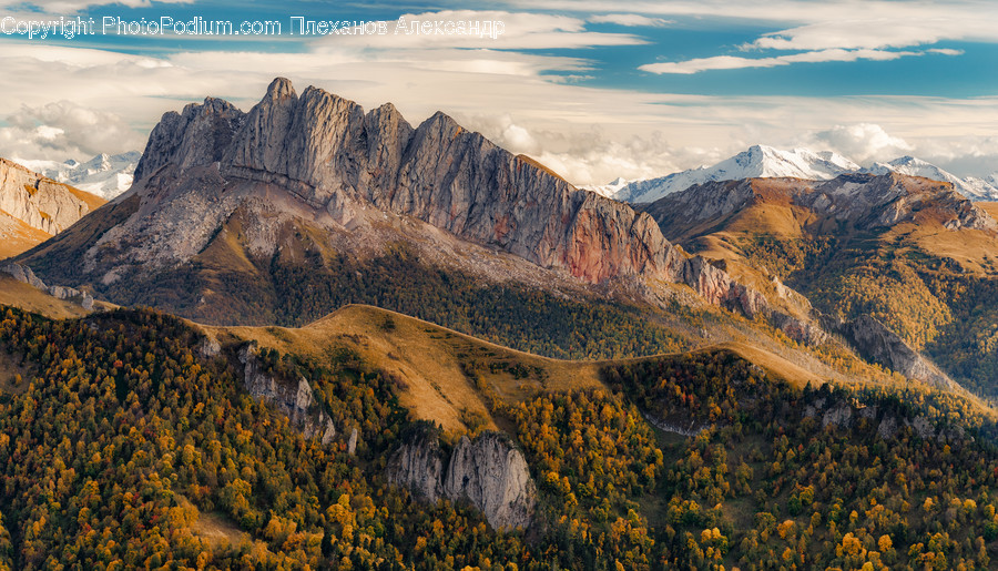 Crest, Mountain, Mountain Range, Nature, Outdoors
