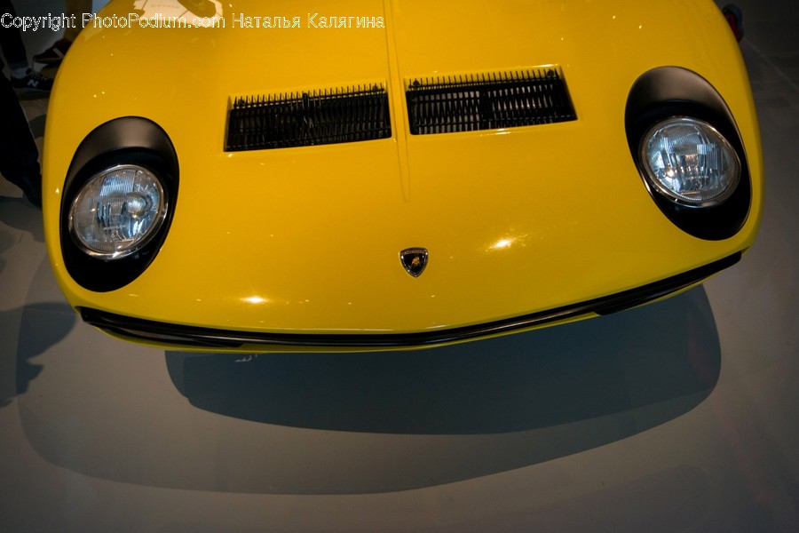 Headlight, Light, Automobile, Car, Coupe