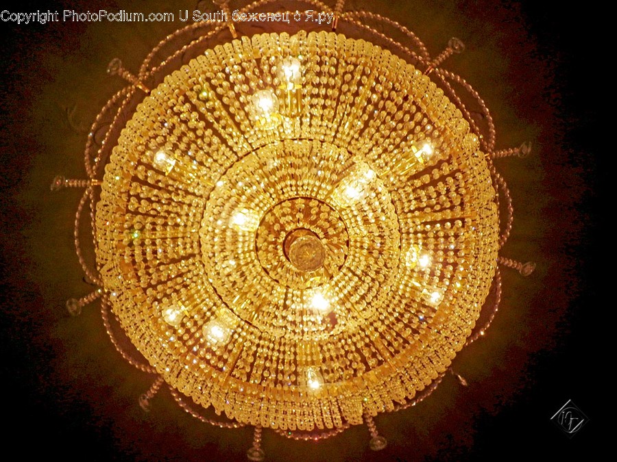 Chandelier, Lamp, Lighting