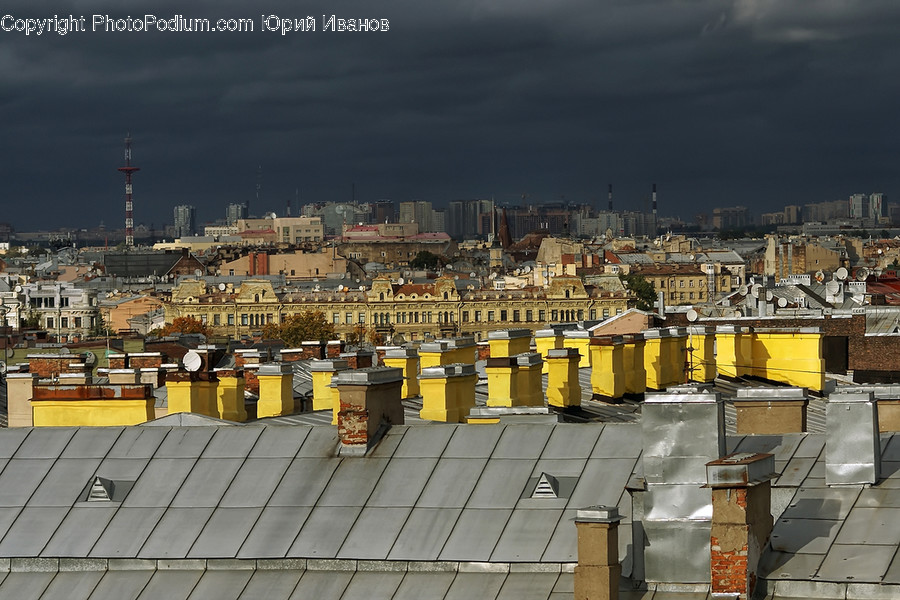 Building, City, Town, Urban, Rubble