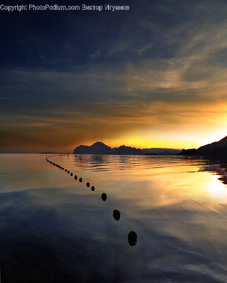 Dawn, Dusk, Nature, Outdoors, Red Sky