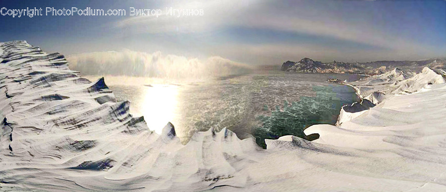 Glacier, Ice, Mountain, Nature, Outdoors