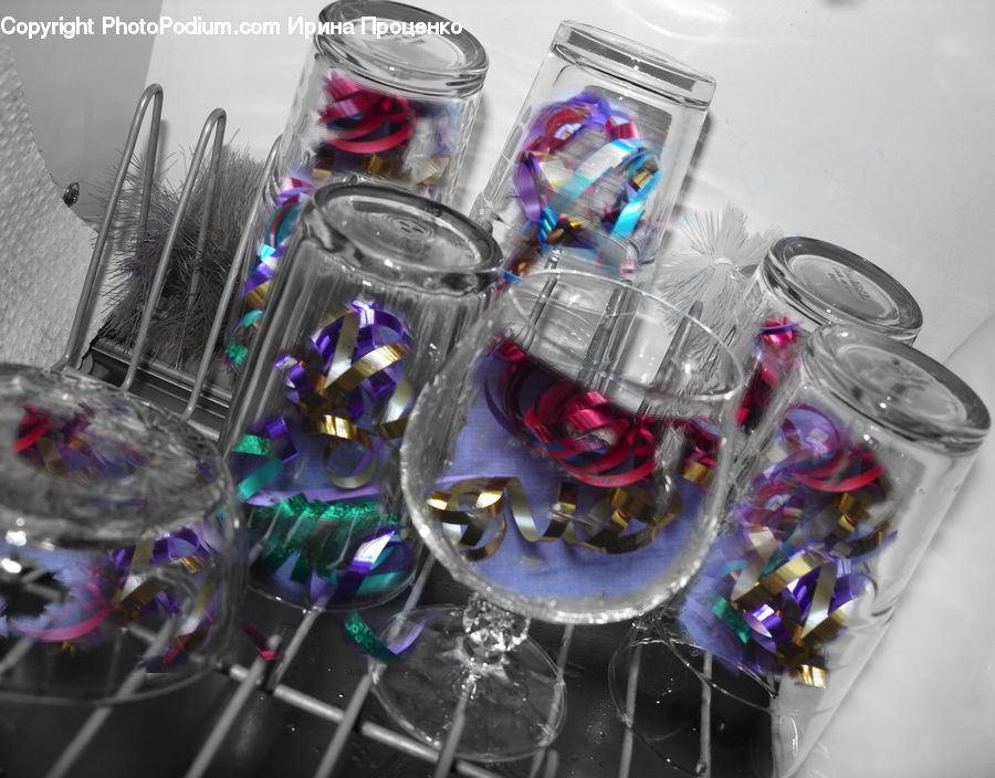 Jar, Glass, Bling, Bubble, Accessories, Crystal, Gemstone