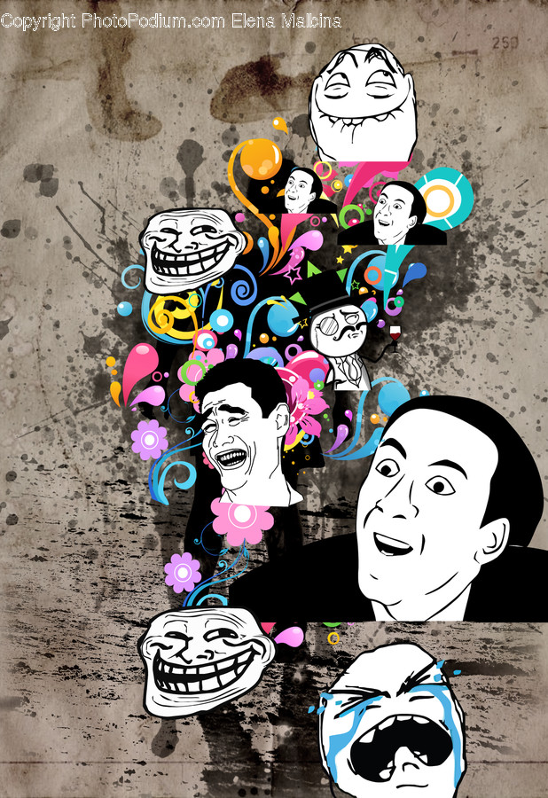 Brochure, Flyer, Paper, Poster, Collage