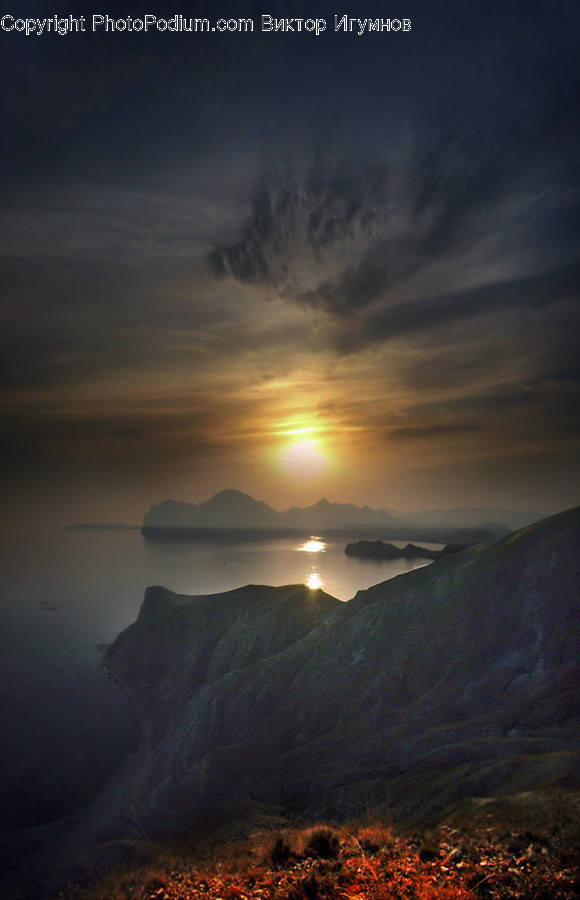 Dawn, Dusk, Nature, Outdoors, Red Sky