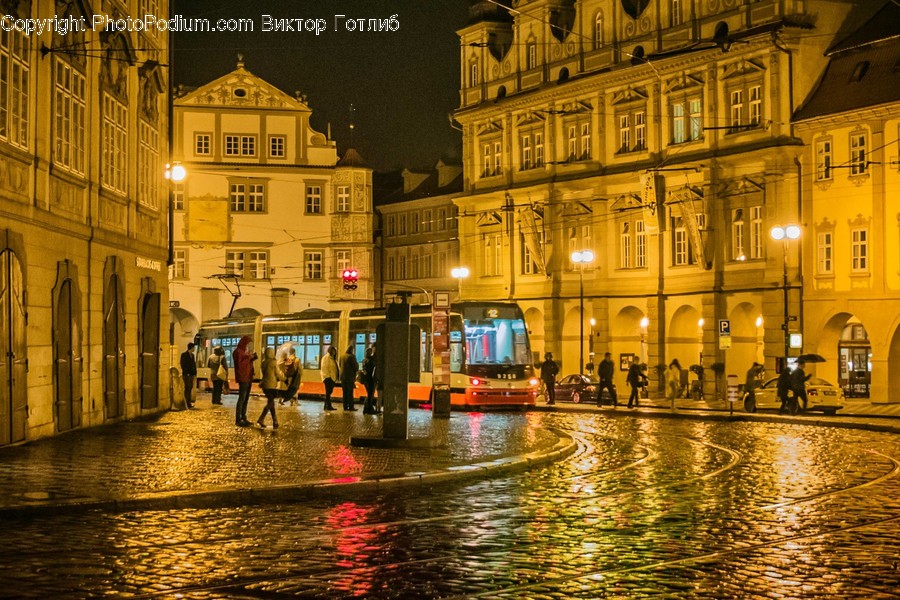 Bus, Transportation, Vehicle, Canal, Outdoors