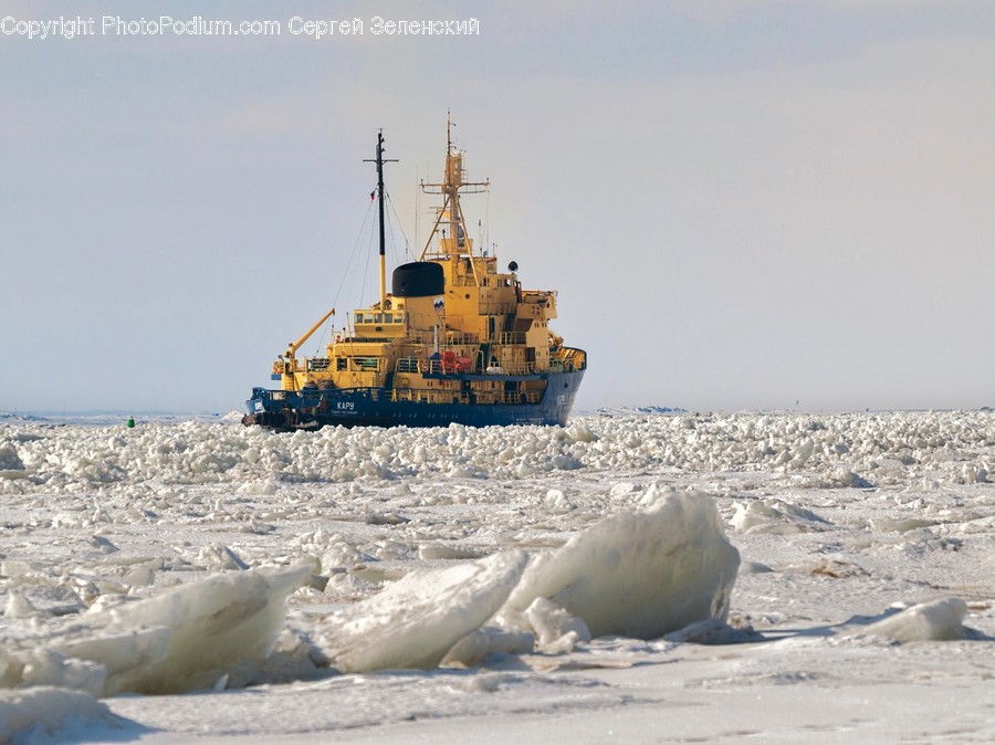Icebreaker, Ship, Transportation, Vessel, Watercraft