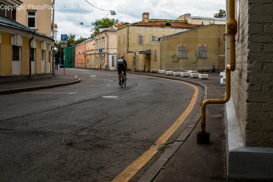 Building, City, Road, Street, Town