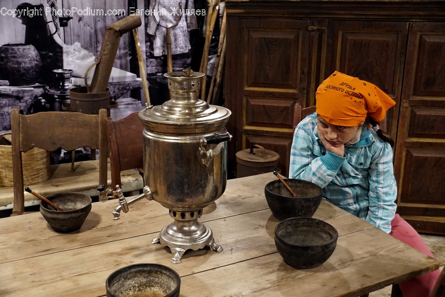 Human, People, Person, Bowl, Forge