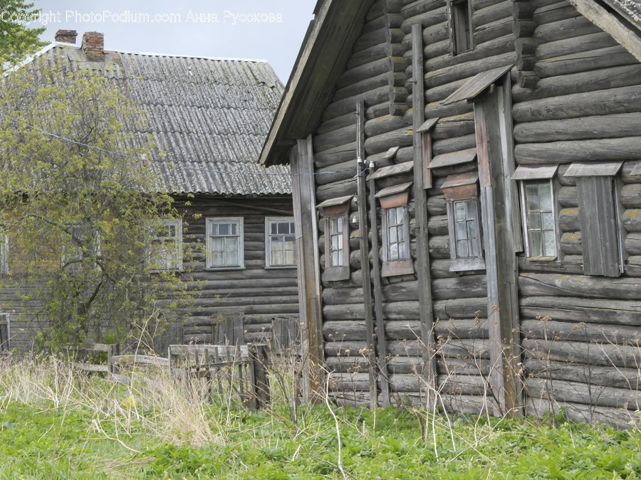 Building, Cabin, House, Housing, Countryside