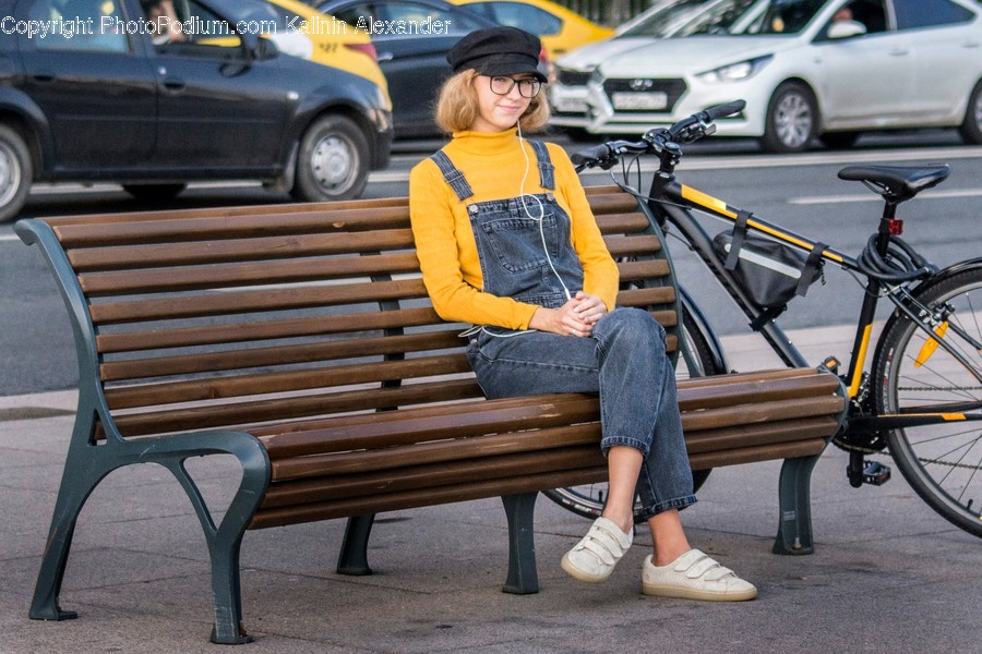 Human, People, Person, Bench, Bicycle