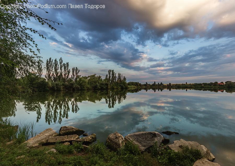 Lake, Outdoors, Water, Countryside, Nature