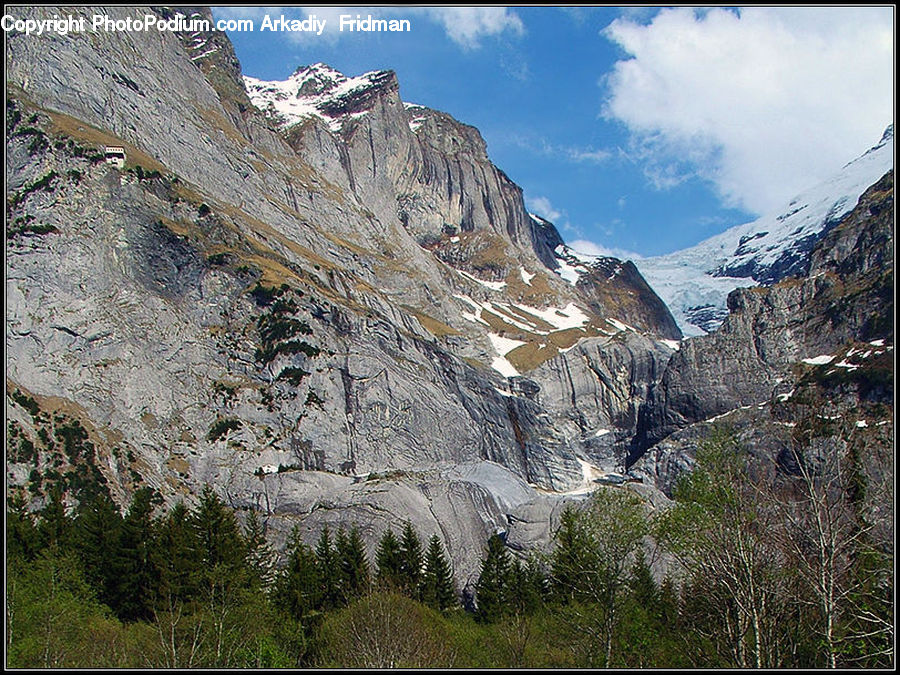 Crest, Mountain, Outdoors, Peak, Arctic, Glacier, Ice