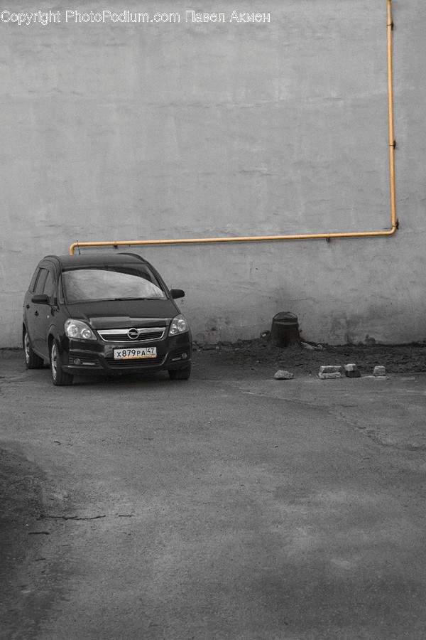 Parking, Parking Lot, Automobile, Car, Sedan