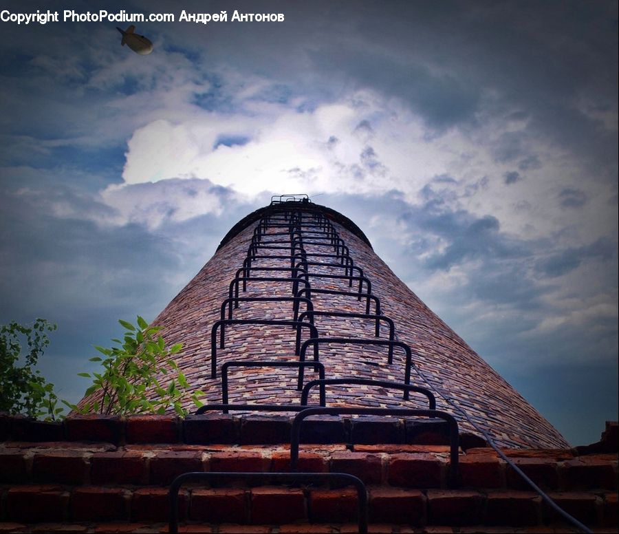 Brick, Plant, Potted Plant, Ancient Egypt, Architecture, Pyramid, Triangle
