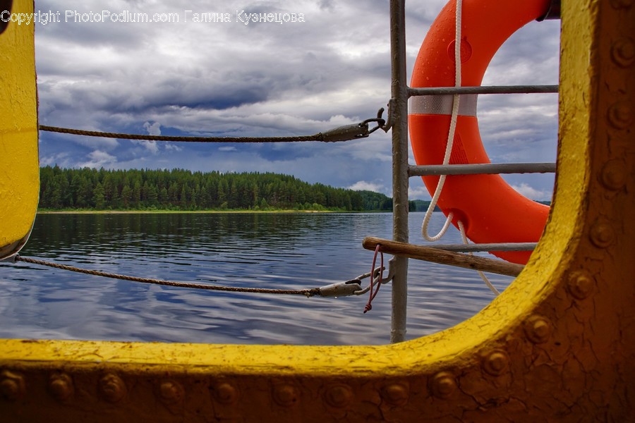 Life Buoy, Boat, Dinghy, Transportation, Vessel