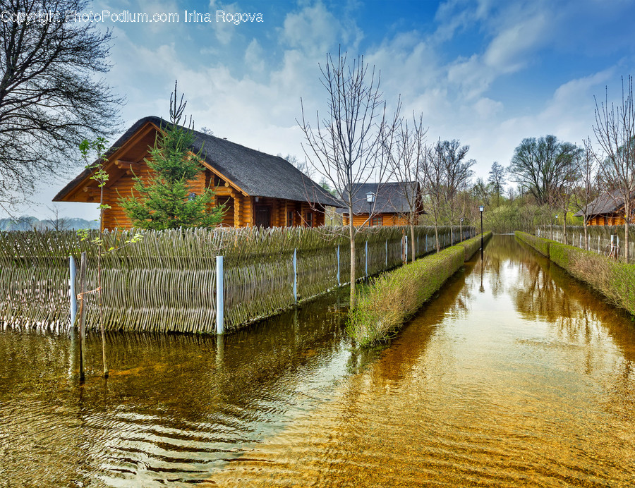 Flood, Nature, Canal, Outdoors, Water